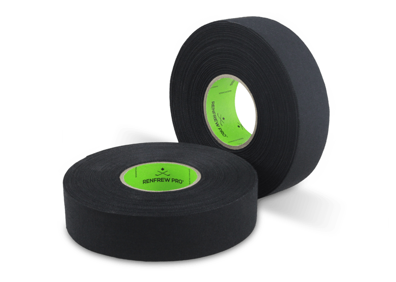Renfrew Black Cloth Hockey Stick Tape 1-inch
